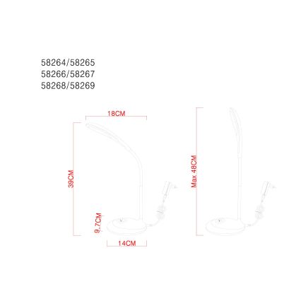 Globo - LED RGB Lampada da tavolo dimmerabile LED/3W/5V