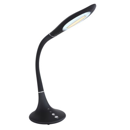 Globo - Lampada da tavolo LED dimmerabile con comando touch, flessibile LED/9W/230V 3000/4000/6500K, nera
