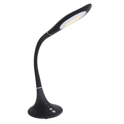Globo - Lampada da tavolo LED dimmerabile con comando touch, flessibile LED/9W/230V 3000/4000/6500K, nera