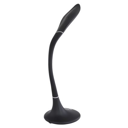 Globo - Lampada da tavolo LED dimmerabile con comando touch, flessibile LED/9W/230V 3000/4000/6500K, nera