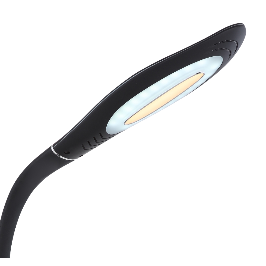 Globo - Lampada da tavolo LED dimmerabile con comando touch, flessibile LED/9W/230V 3000/4000/6500K, nera
