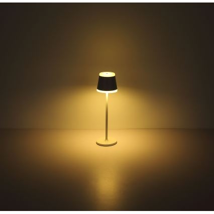 Globo - LED Lampada da tavolo touch ricaricabile e dimmerabile LED/4,6W/230V 1800 mAh USB IP54 bianco