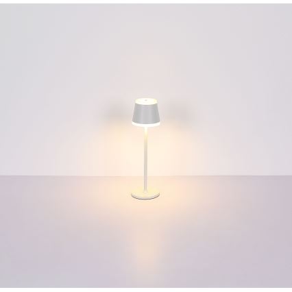 Globo - LED Lampada da tavolo touch ricaricabile e dimmerabile LED/4,6W/230V 1800 mAh USB IP54 bianco