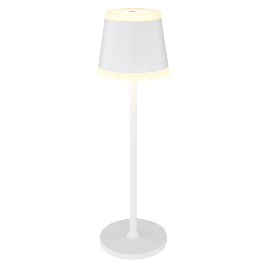 Globo - LED Lampada da tavolo touch ricaricabile e dimmerabile LED/4,6W/230V 1800 mAh USB IP54 bianco