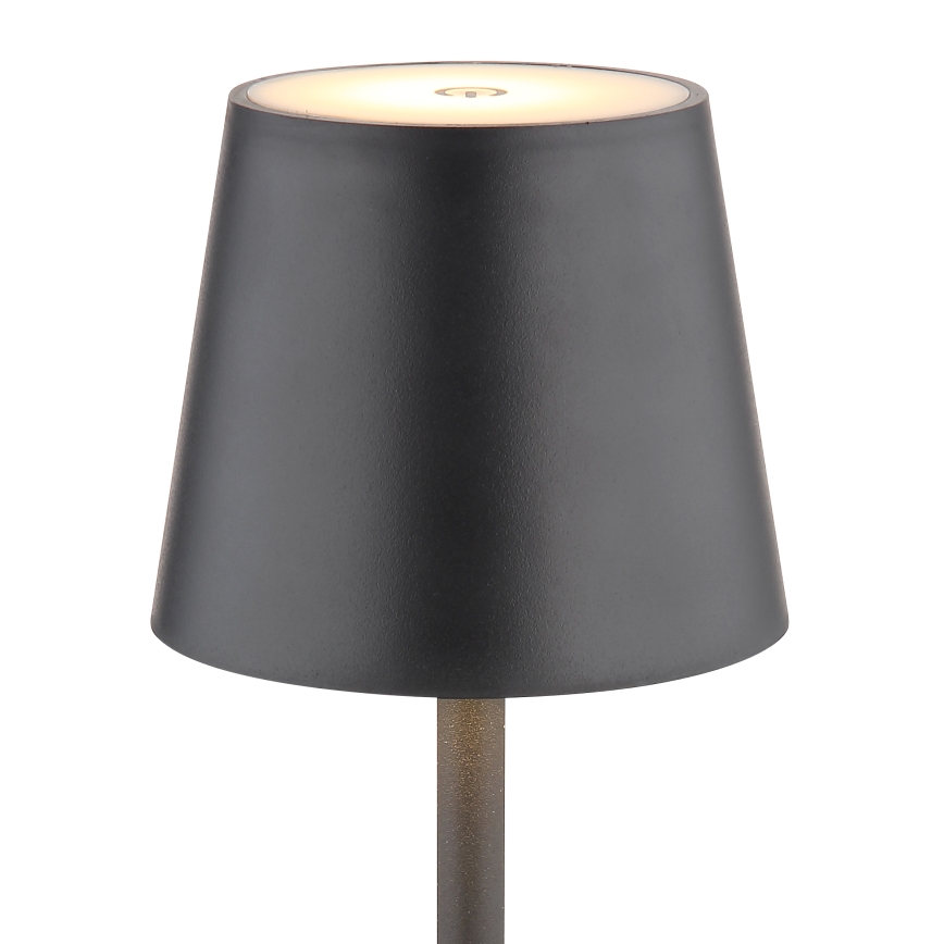 Globo - Lampada touch LED dimmerabile per esterni LED/3W/3,7V IP44 1800mAh + USB nero