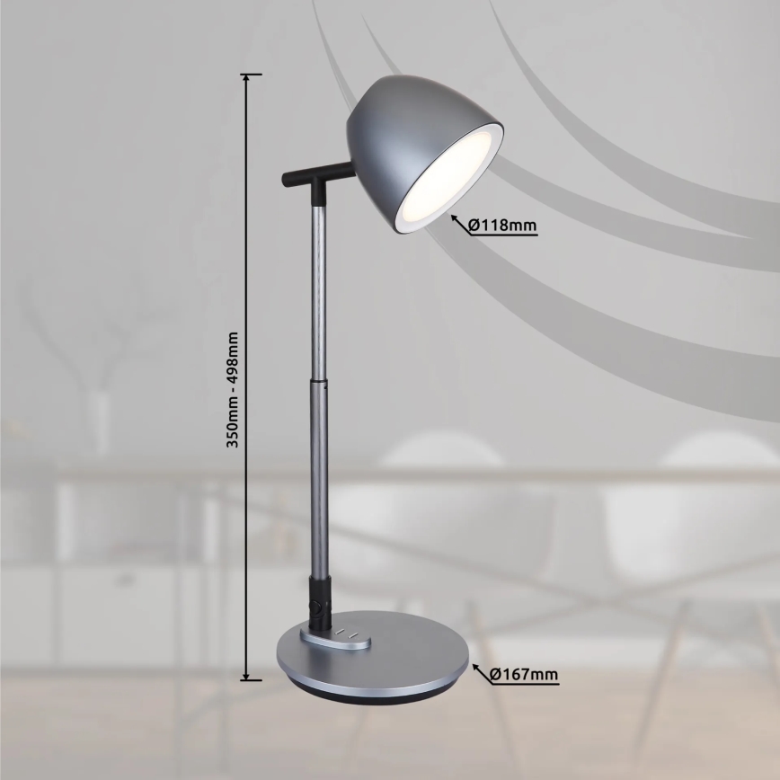 Globo - Lampada da tavolo LED dimmerabile LED/7,5W/230V 3000K/4000K/6500K