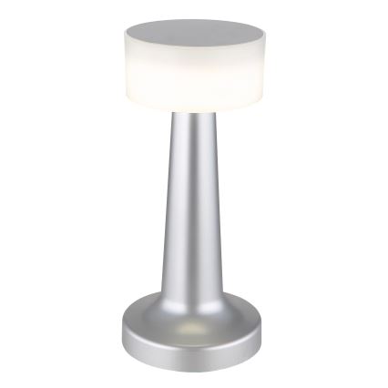 Globo - Lampada da tavolo LED dimmerabile con touch LED/1W/3,7V 2700K/4000K/6500K 800 mAh USB cromo opaco