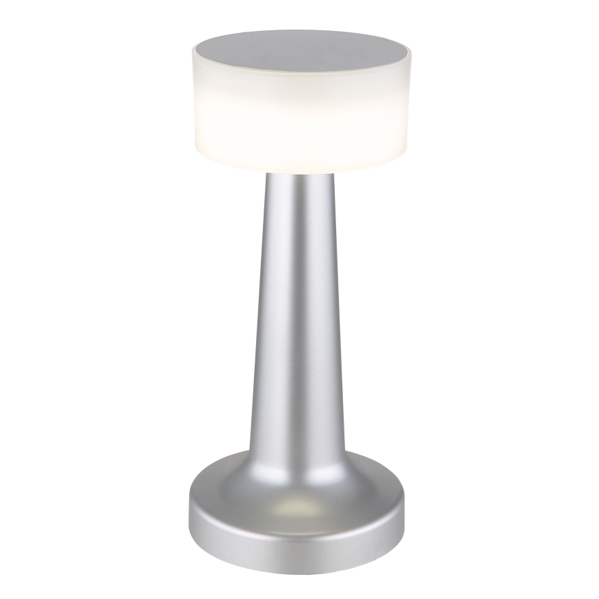 Globo - Lampada da tavolo LED dimmerabile con touch LED/1W/3,7V 2700K/4000K/6500K 800 mAh USB cromo opaco