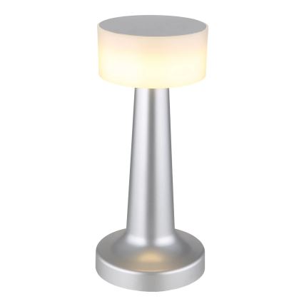Globo - Lampada da tavolo LED dimmerabile con touch LED/1W/3,7V 2700K/4000K/6500K 800 mAh USB cromo opaco