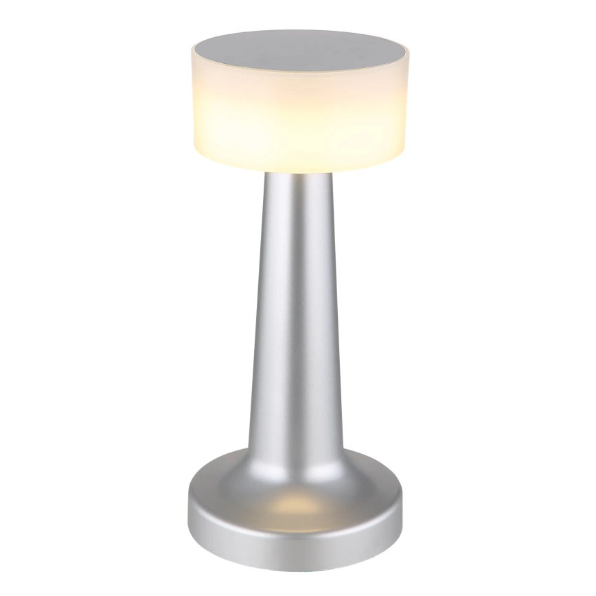 Globo - Lampada da tavolo LED dimmerabile con touch LED/1W/3,7V 2700K/4000K/6500K 800 mAh USB cromo opaco