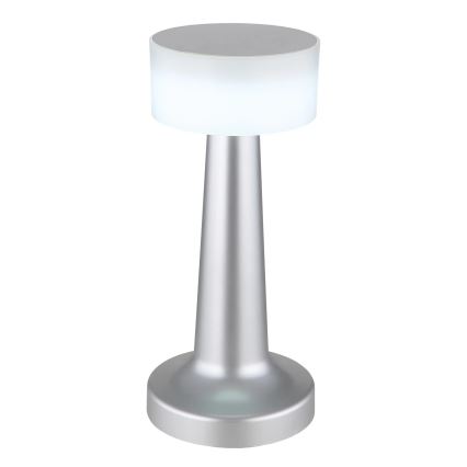 Globo - Lampada da tavolo LED dimmerabile con touch LED/1W/3,7V 2700K/4000K/6500K 800 mAh USB cromo opaco