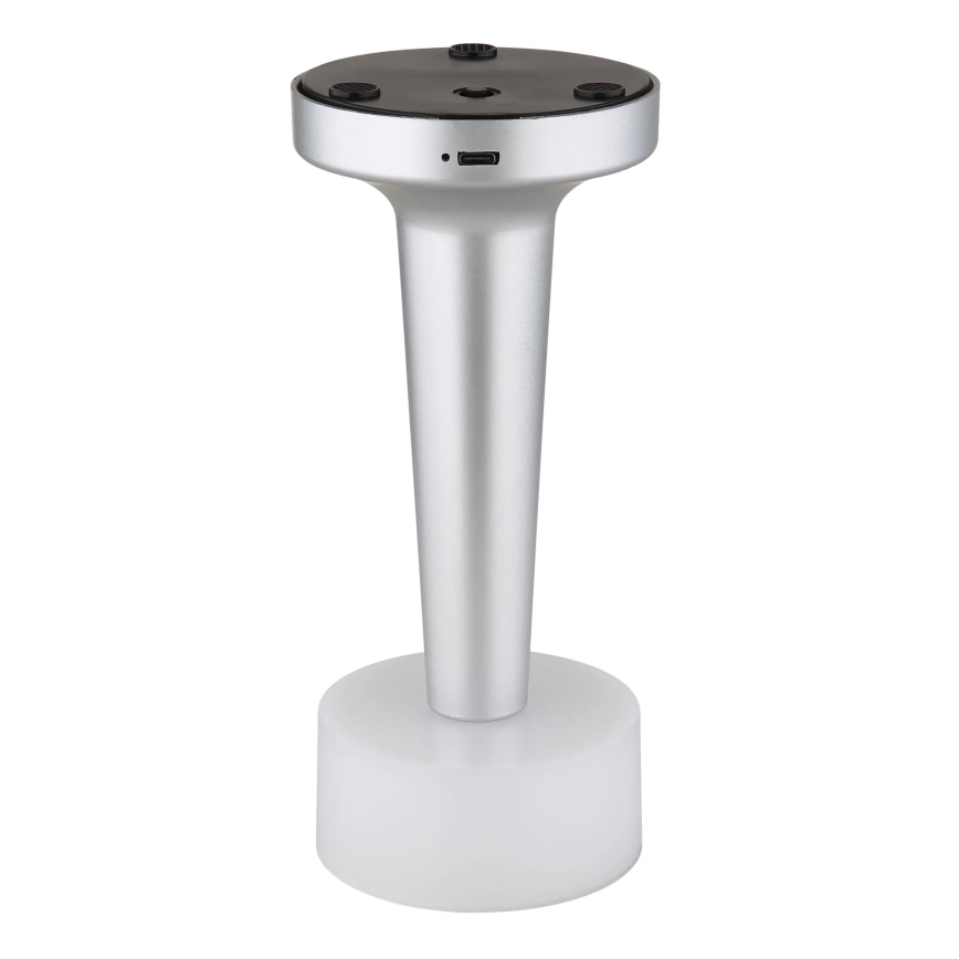 Globo - Lampada da tavolo LED dimmerabile con touch LED/1W/3,7V 2700K/4000K/6500K 800 mAh USB cromo opaco