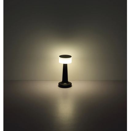 Globo - Lampada da tavolo LED dimmerabile con funzione Touch LED/1W/3,7V 2700K/4000K/6500K 800 mAh USB nero