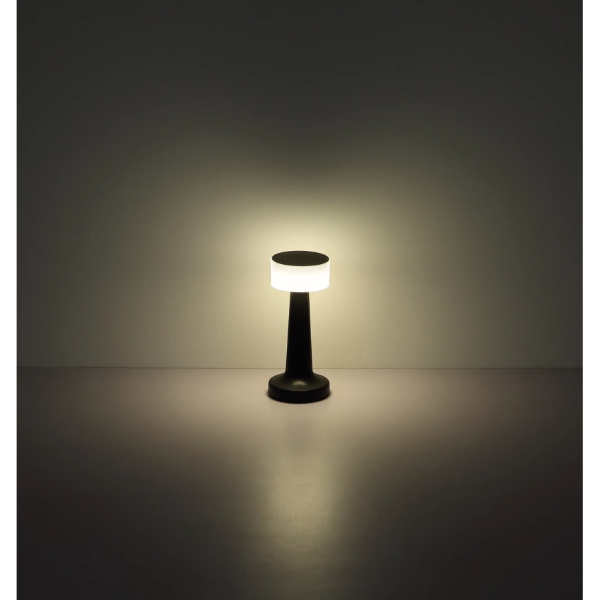 Globo - Lampada da tavolo LED dimmerabile con funzione Touch LED/1W/3,7V 2700K/4000K/6500K 800 mAh USB nero