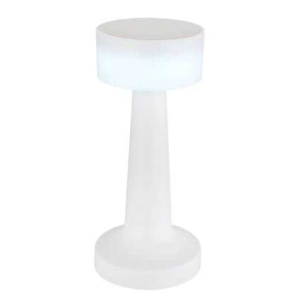 Globo - Lampada da tavolo LED dimmerabile con touch LED/1W/3,7V 2700K/4000K/6500K 800 mAh USB bianca