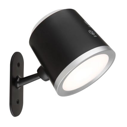 Globo - Lampada da tavolo LED dimmerabile con funzione Touch 4in1 LED/6W/3,7V 3000K/4000K/6500K 1500 mAh USB nero