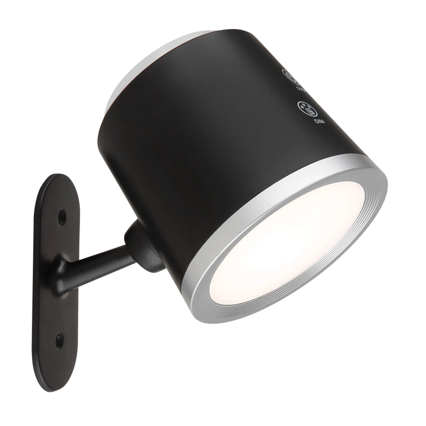 Globo - Lampada da tavolo LED dimmerabile con funzione Touch 4in1 LED/6W/3,7V 3000K/4000K/6500K 1500 mAh USB nero