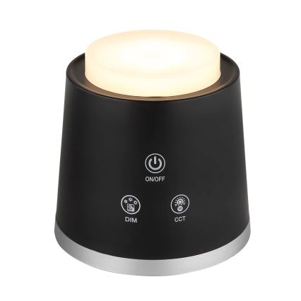 Globo - Lampada da tavolo LED dimmerabile con funzione Touch 4in1 LED/6W/3,7V 3000K/4000K/6500K 1500 mAh USB nero