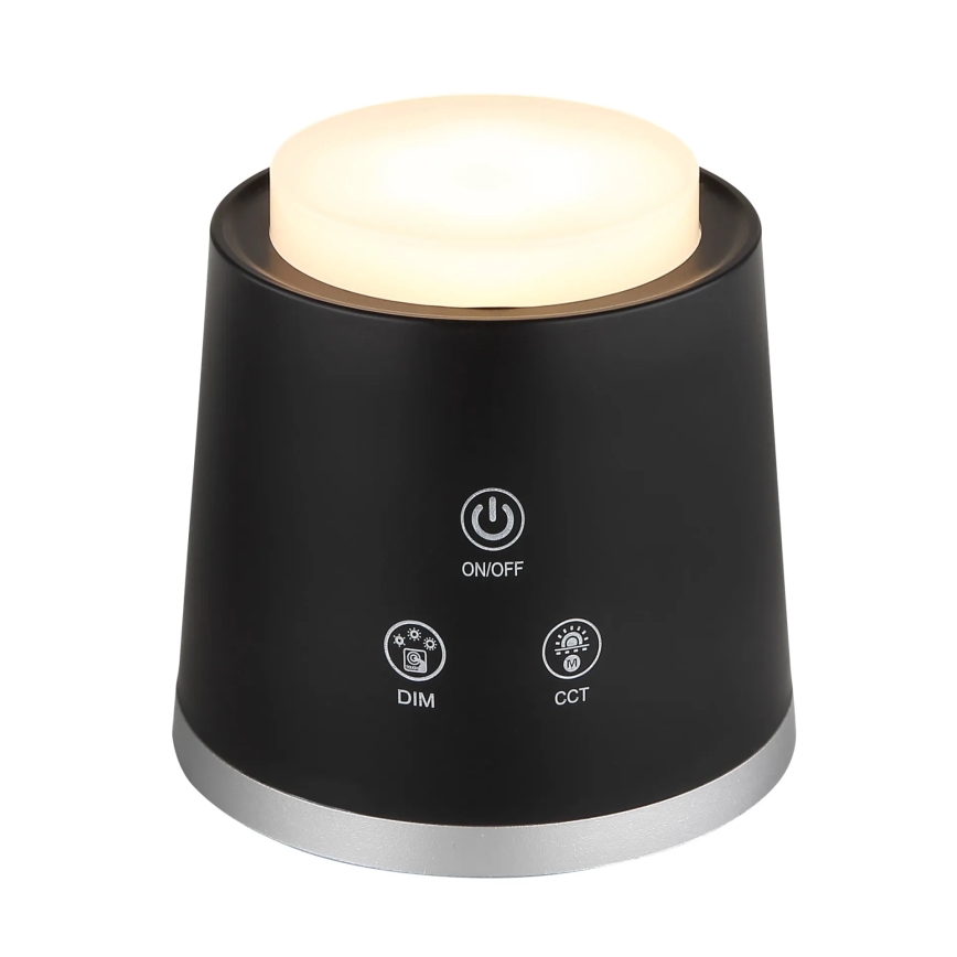 Globo - Lampada da tavolo LED dimmerabile con funzione Touch 4in1 LED/6W/3,7V 3000K/4000K/6500K 1500 mAh USB nero