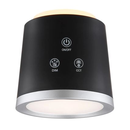 Globo - Lampada da tavolo LED dimmerabile con funzione Touch 4in1 LED/6W/3,7V 3000K/4000K/6500K 1500 mAh USB nero