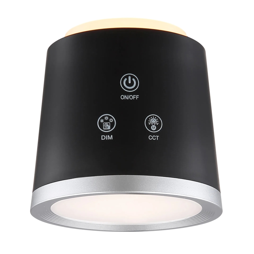 Globo - Lampada da tavolo LED dimmerabile con funzione Touch 4in1 LED/6W/3,7V 3000K/4000K/6500K 1500 mAh USB nero