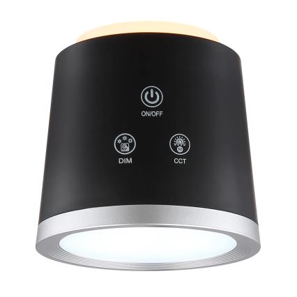 Globo - Lampada da tavolo LED dimmerabile con funzione Touch 4in1 LED/6W/3,7V 3000K/4000K/6500K 1500 mAh USB nero