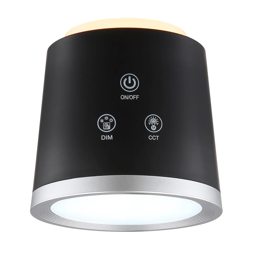 Globo - Lampada da tavolo LED dimmerabile con funzione Touch 4in1 LED/6W/3,7V 3000K/4000K/6500K 1500 mAh USB nero