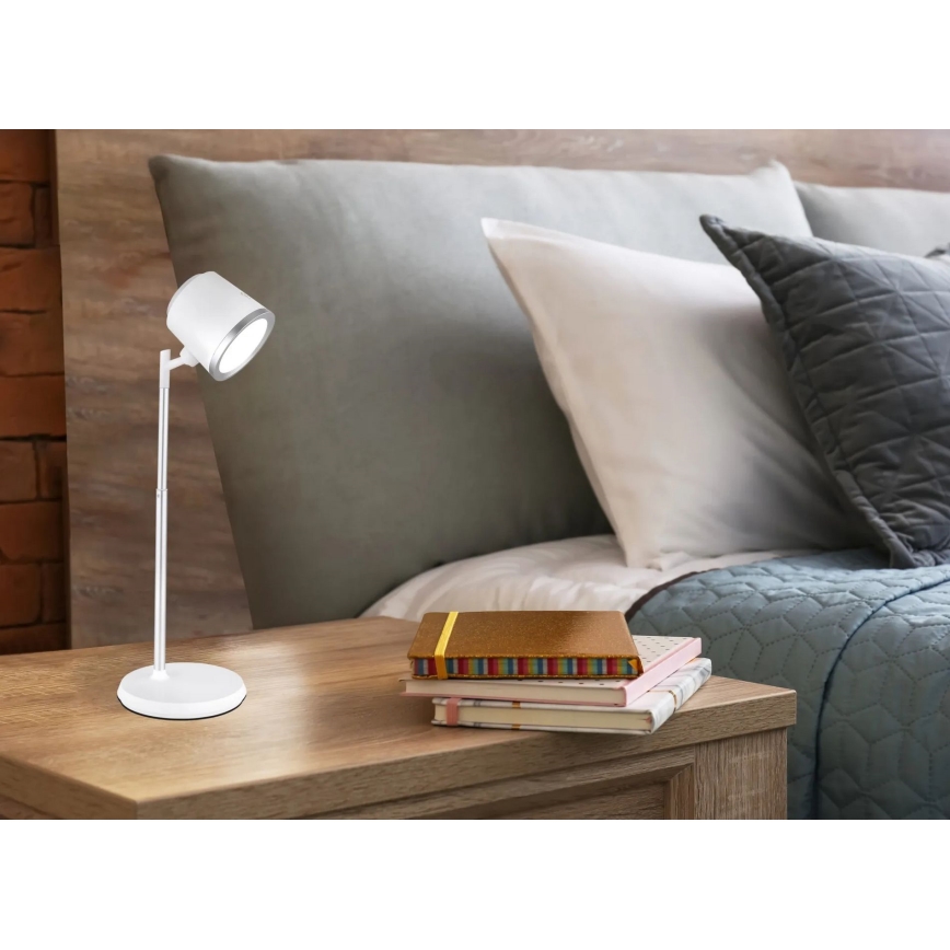 Globo - Lampada da tavolo LED dimmerabile con funzione Touch 4in1 LED/6W/3,7V 3000K/4000K/6500K 1500 mAh USB bianco