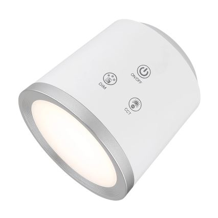Globo - Lampada da tavolo LED dimmerabile con funzione Touch 4in1 LED/6W/3,7V 3000K/4000K/6500K 1500 mAh USB bianco