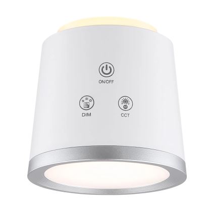 Globo - Lampada da tavolo LED dimmerabile con funzione Touch 4in1 LED/6W/3,7V 3000K/4000K/6500K 1500 mAh USB bianco