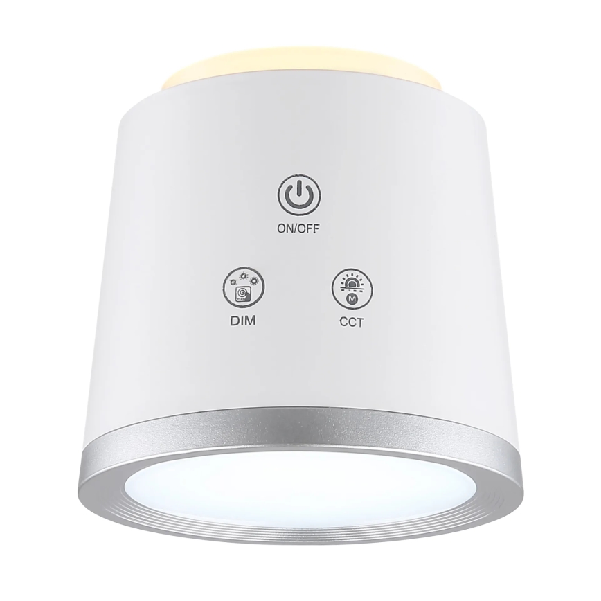 Globo - Lampada da tavolo LED dimmerabile con funzione Touch 4in1 LED/6W/3,7V 3000K/4000K/6500K 1500 mAh USB bianco