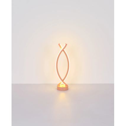 Globo - Lampada da tavolo LED dimmerabile con touch LED/1W/3,7V 3000K 1800 mAh USB rosa