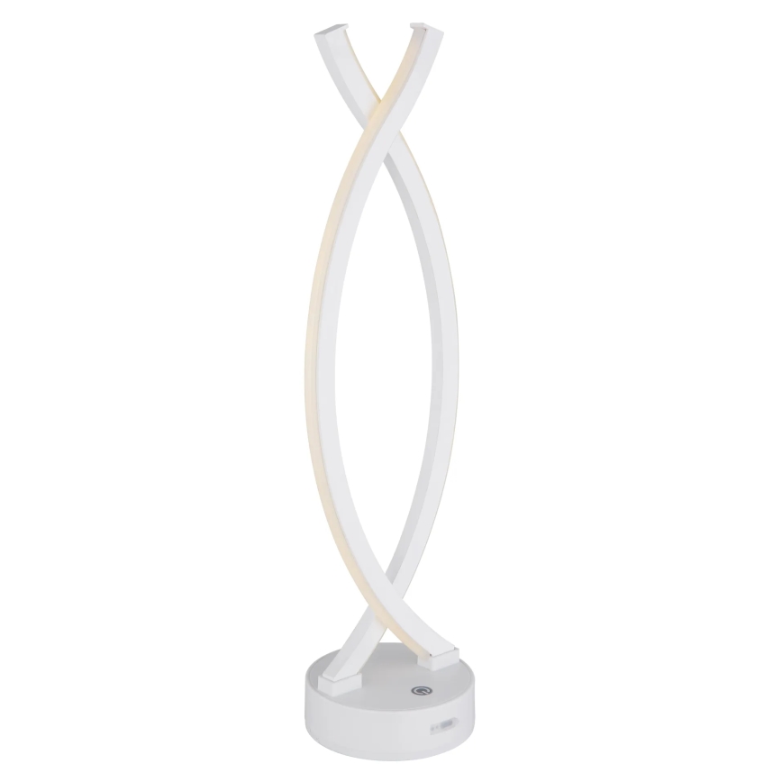 Globo - Lampada da tavolo LED dimmerabile con funzione Touch LED/1W/3,7V 3000K 1800 mAh USB bianco