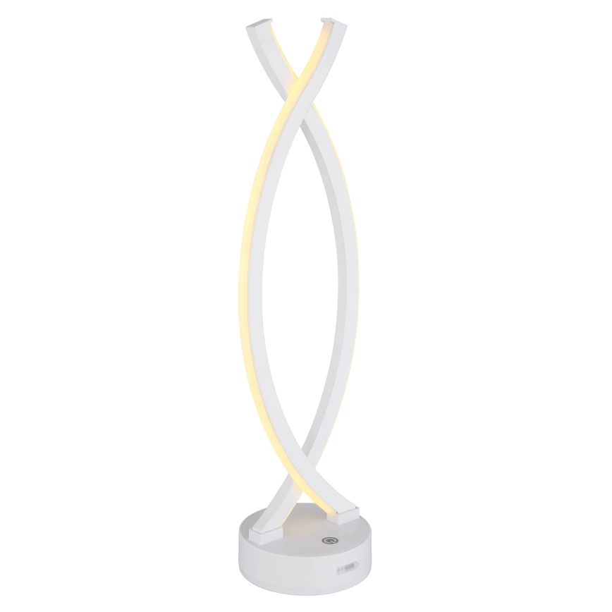 Globo - Lampada da tavolo LED dimmerabile con touch LED/1W/3,7V 3000K 1800 mAh USB bianca