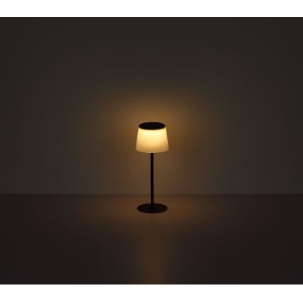 Globo - LED Lampada da tavolo da esterno touch dimmerabile LED/1,8W/5V IP44 1800 mAh nero/bianco