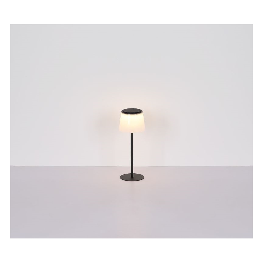 Globo - LED Lampada da tavolo da esterno touch dimmerabile LED/1,8W/5V IP44 1800 mAh nero/bianco