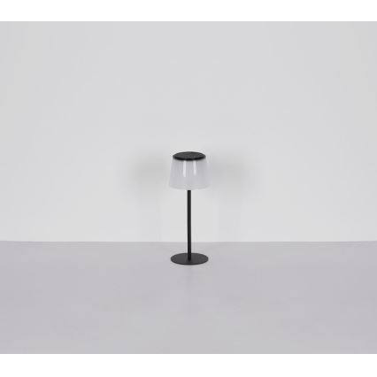 Globo - LED Lampada da tavolo da esterno touch dimmerabile LED/1,8W/5V IP44 1800 mAh nero/bianco