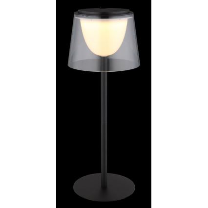 Globo - LED Lampada da tavolo da esterno touch dimmerabile LED/1,8W/5V IP44 1800 mAh nero/chiaro