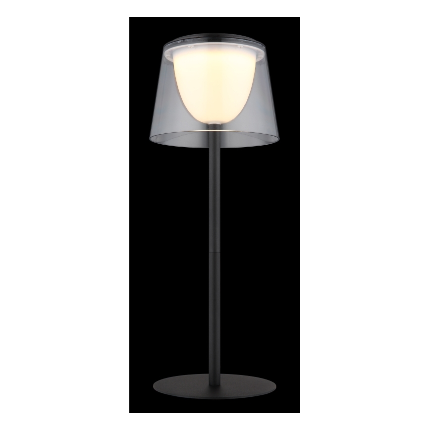 Globo - LED Lampada da tavolo da esterno touch dimmerabile LED/1,8W/5V IP44 1800 mAh nero/chiaro