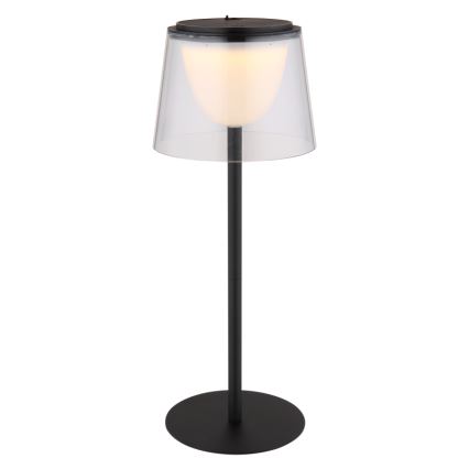 Globo - LED Lampada da tavolo da esterno touch dimmerabile LED/1,8W/5V IP44 1800 mAh nero/chiaro