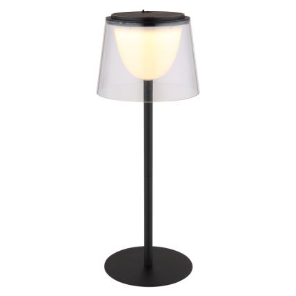 Globo - LED Lampada da tavolo da esterno touch dimmerabile LED/1,8W/5V IP44 1800 mAh nero/chiaro