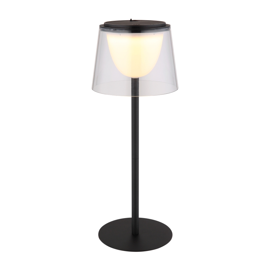 Globo - LED Lampada da tavolo da esterno touch dimmerabile LED/1,8W/5V IP44 1800 mAh nero/chiaro