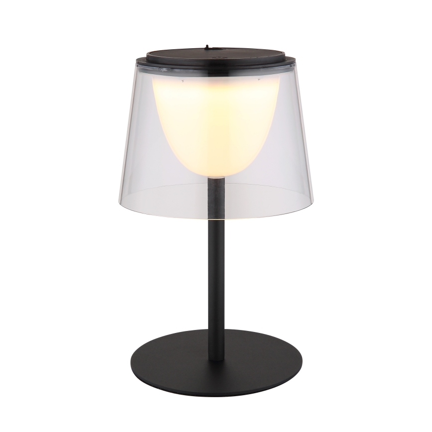 Globo - LED Lampada da tavolo da esterno touch dimmerabile LED/1,8W/5V IP44 1800 mAh nero/chiaro