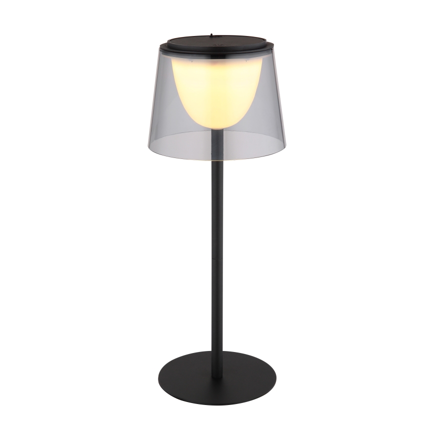 Globo - LED Lampada da tavolo da esterno touch dimmerabile LED/1,8W/5V IP44 1800 mAh nero/smoky