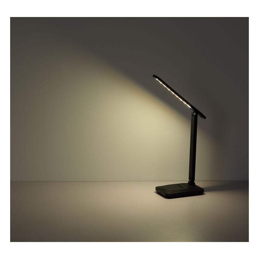Globo - Lampada da tavolo LED dimmerabile con funzione Touch LED/3W/5V 2800/4000/6500K 1800 mAh nero