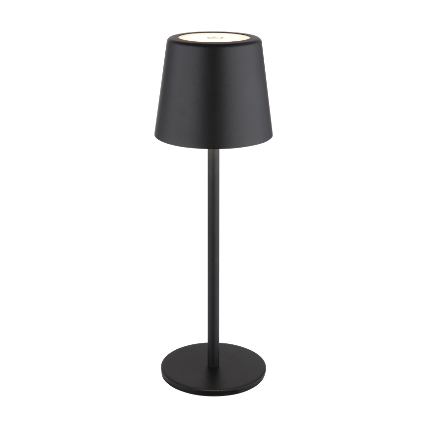 Globo 58482B-LED Lampada da tavolo ricaricabile da esterno dimmerabile VAN. 2W/5V 2200mAh IP44 nero