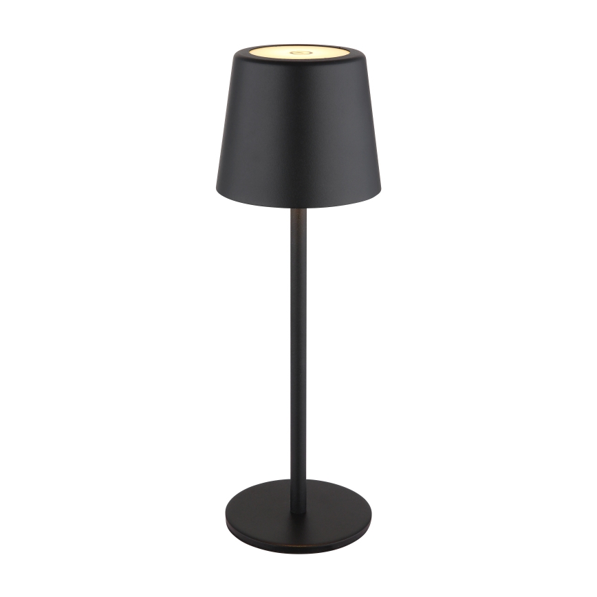 Globo 58482B-LED Lampada da tavolo ricaricabile da esterno dimmerabile VAN. 2W/5V 2200mAh IP44 nero