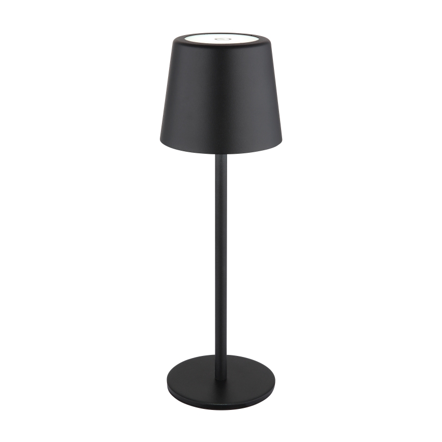 Globo 58482B-LED Lampada da tavolo ricaricabile da esterno dimmerabile VAN. 2W/5V 2200mAh IP44 nero