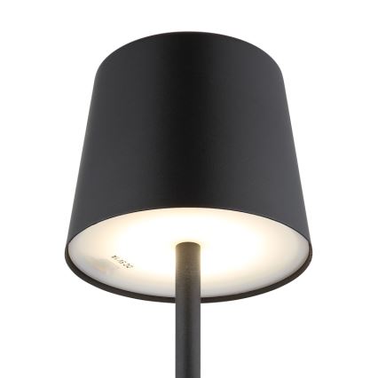 Globo 58482B-LED Lampada da tavolo ricaricabile da esterno dimmerabile VAN. 2W/5V 2200mAh IP44 nero