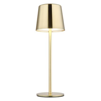 Globo - Lampada da tavolo ricaricabile a LED dimmerabile con controllo touch LED/2W/3,7V 3000/4000/6000K 2200 mAh dorata
